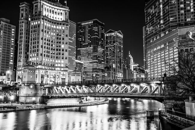 Amazon.com: 8.5x11 Inch Chicago Photography Wall Art